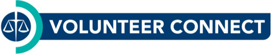 Volunteer Portal (Test) logo. This will take you to the homepage