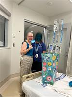 She used to work in the same hospital as I do